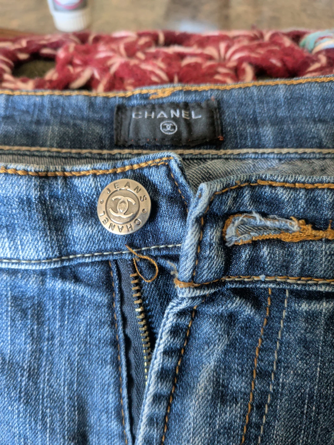Coco CHANEL Jeans Women's Blue Denim - photo 2
