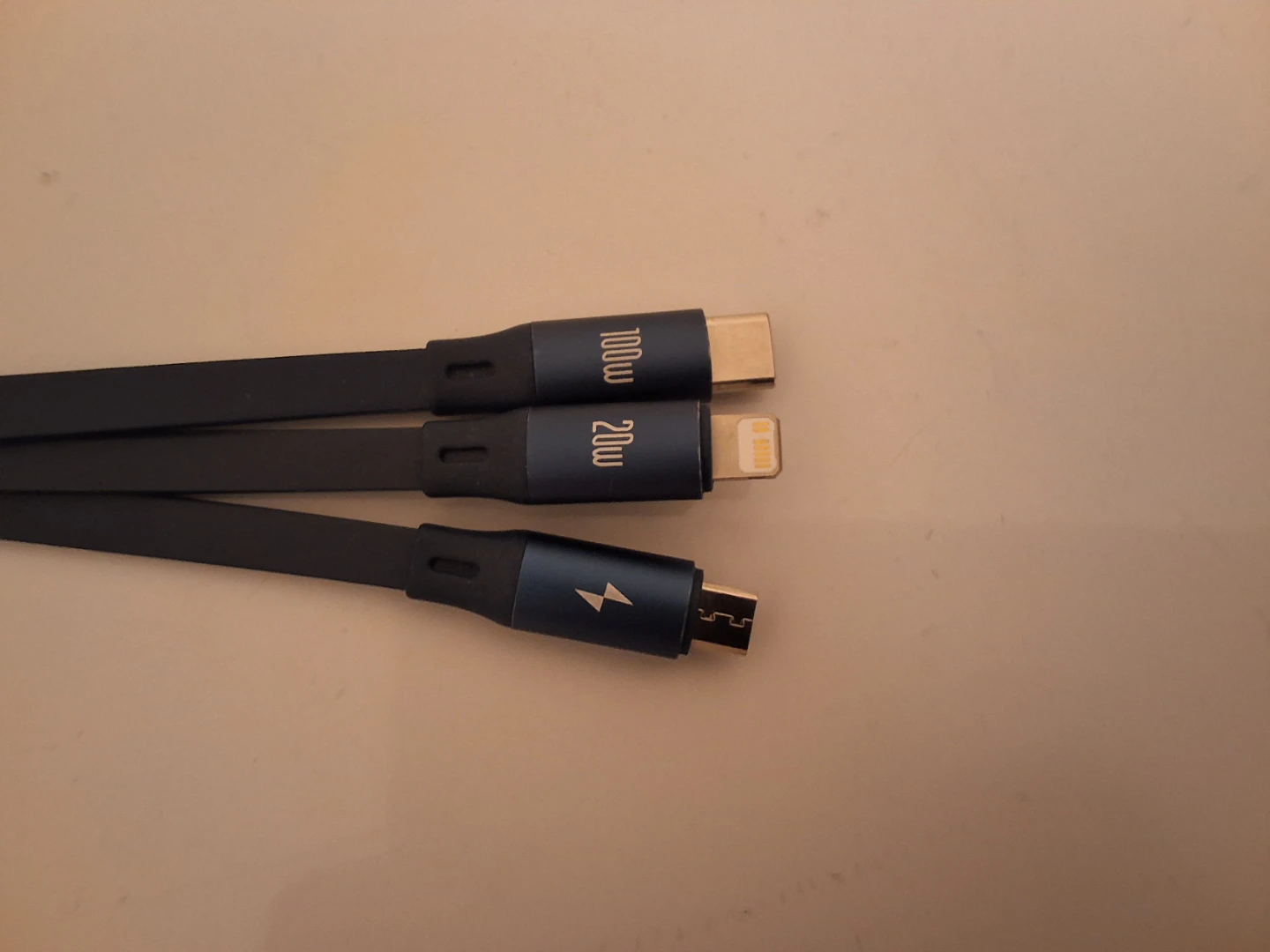 Retractable 3-in-1 Charging Cable - photo 2