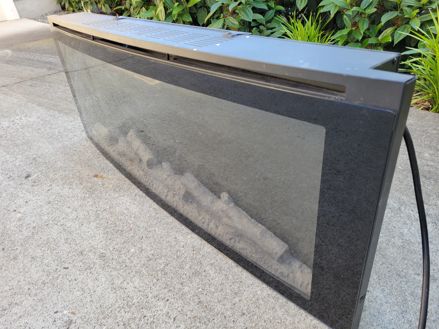 Twin-Star 48" Curved Electric Fireplace Insert - 1500W - photo 2