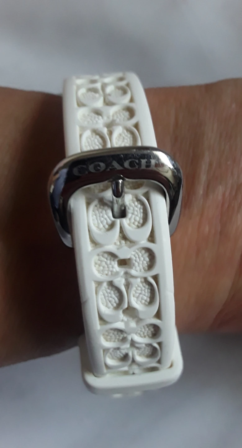 WOMRN'S COACH WHITE SIGNATURE WATCH - photo 4