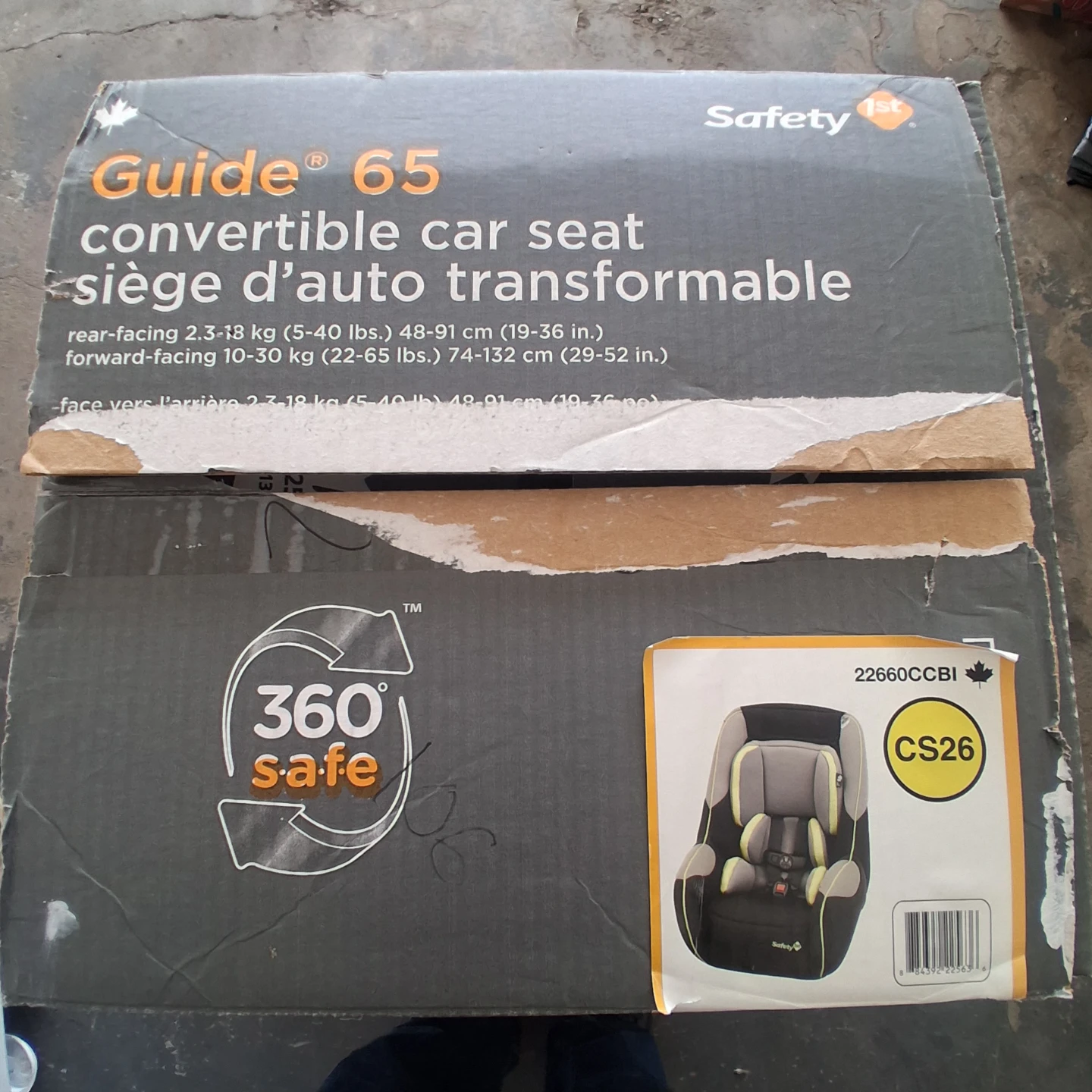 Safety 1st Guide 65 Convertible Car Seat