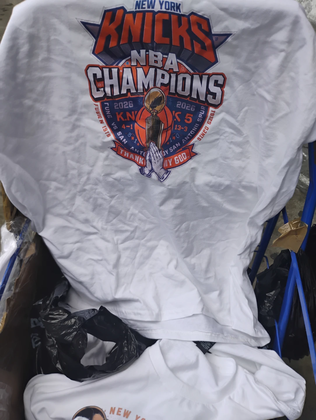New York Knicks 2026 NBA Champions T-Shirt