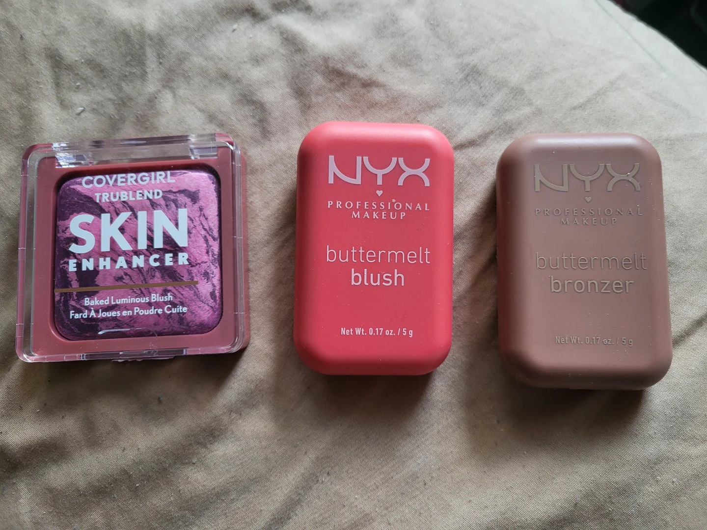 Blushes and bronzer