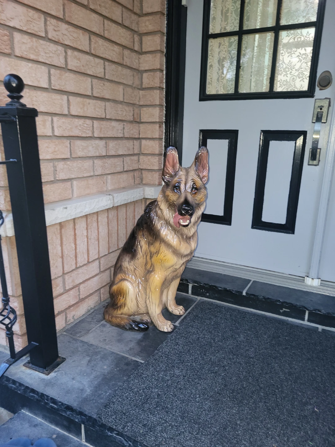 German Shepherd Statue