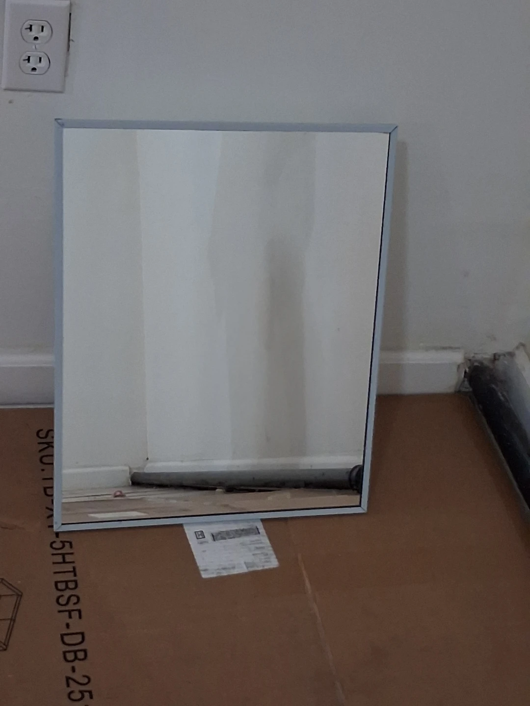 White Medicine Cabinet with Mirror