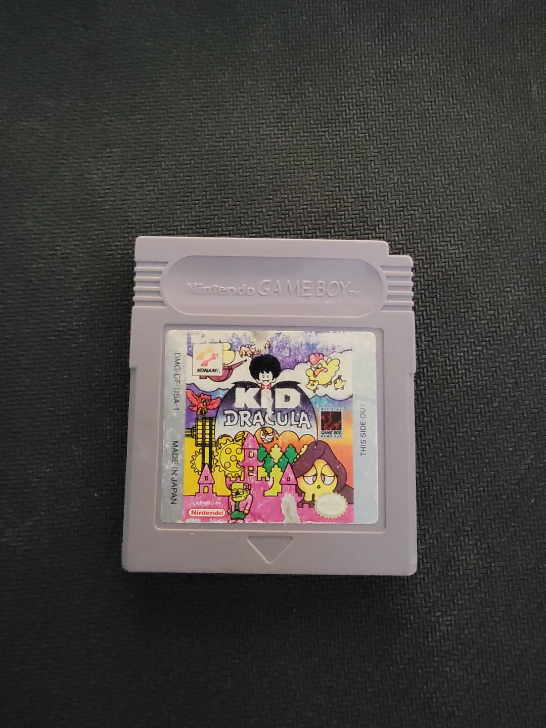 Kid Dracula Game Boy Game Cartridge