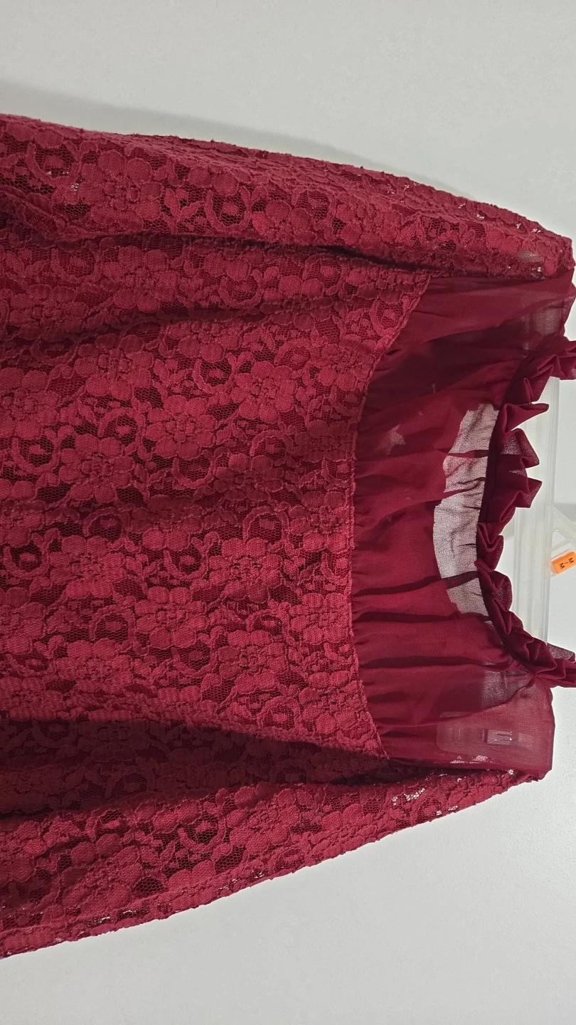 Women's Long Sleeve Lace Dress - photo 2