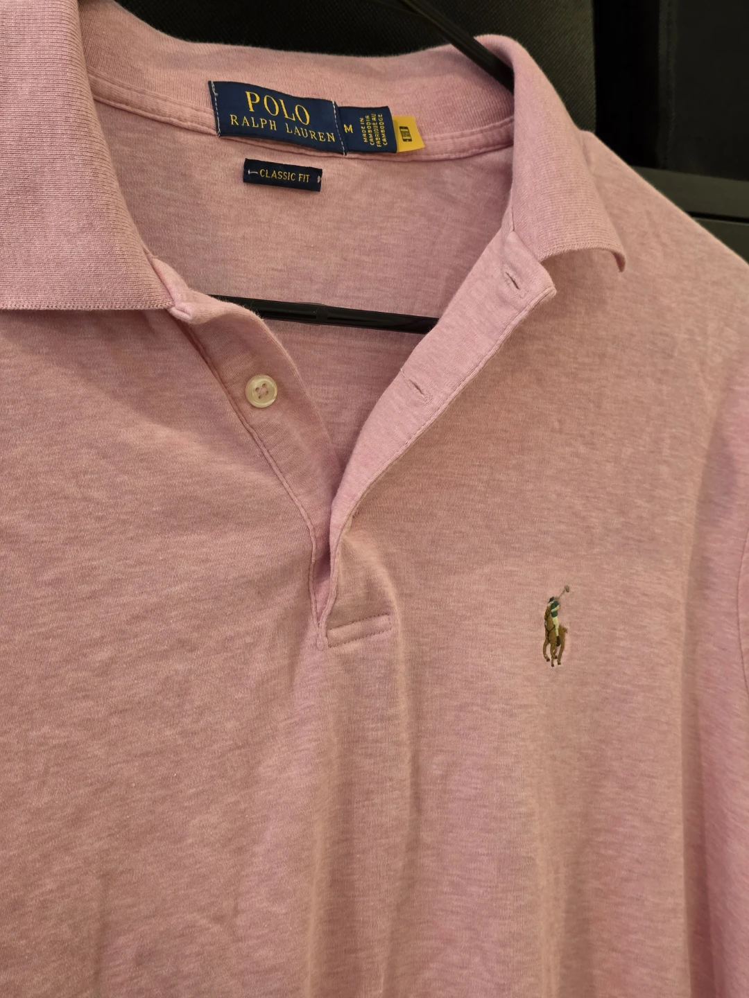 Polo Ralph Lauren Pink Classic Fit Polo Shirt