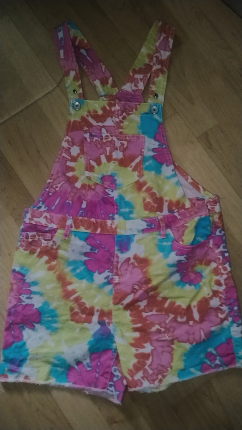 The Place Tie-Dye Shortalls Size 14