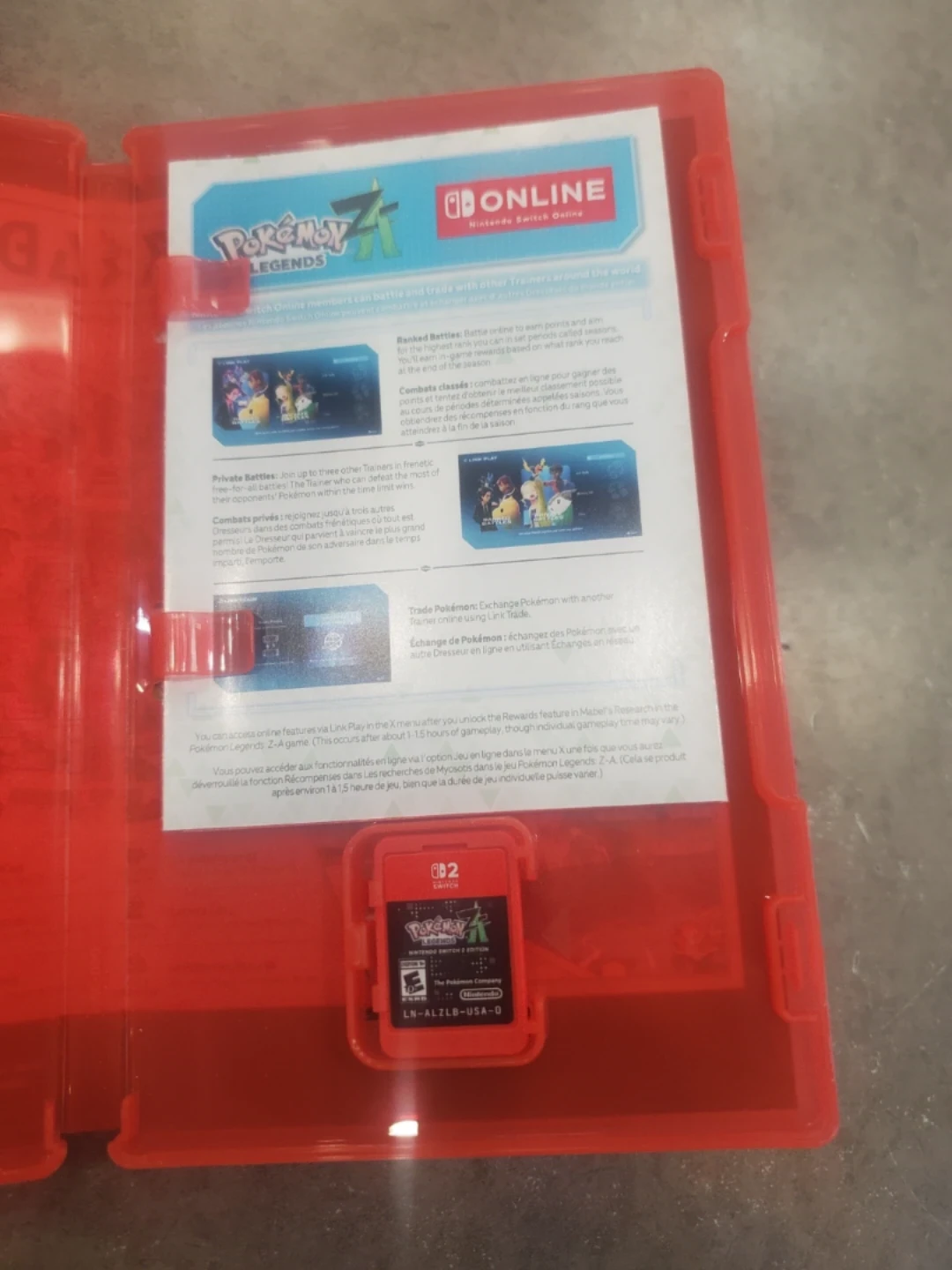 Nintendo Switch 2 Pokémon Legends: Z-A Game - photo 3