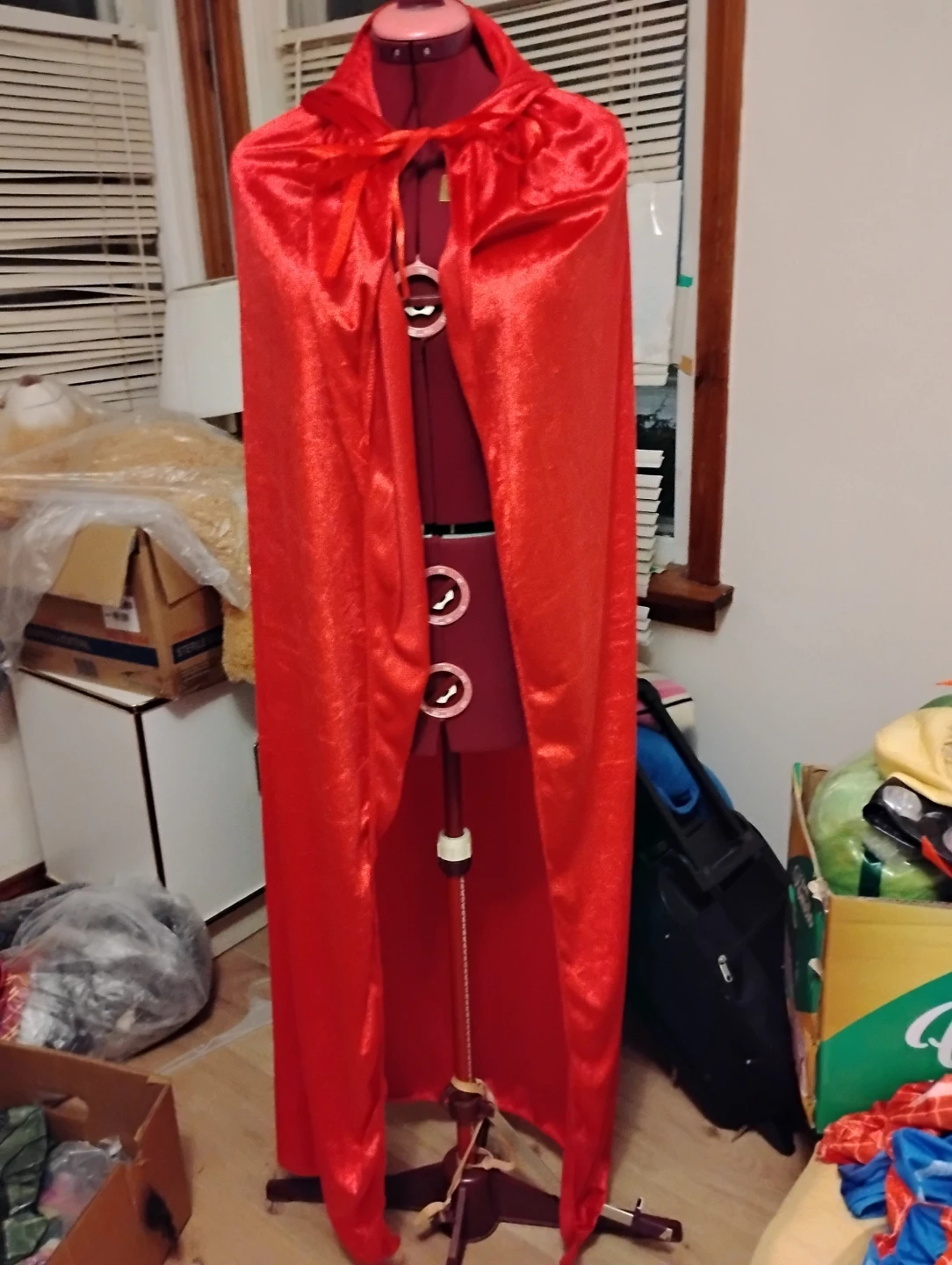 Red Hooded Cape