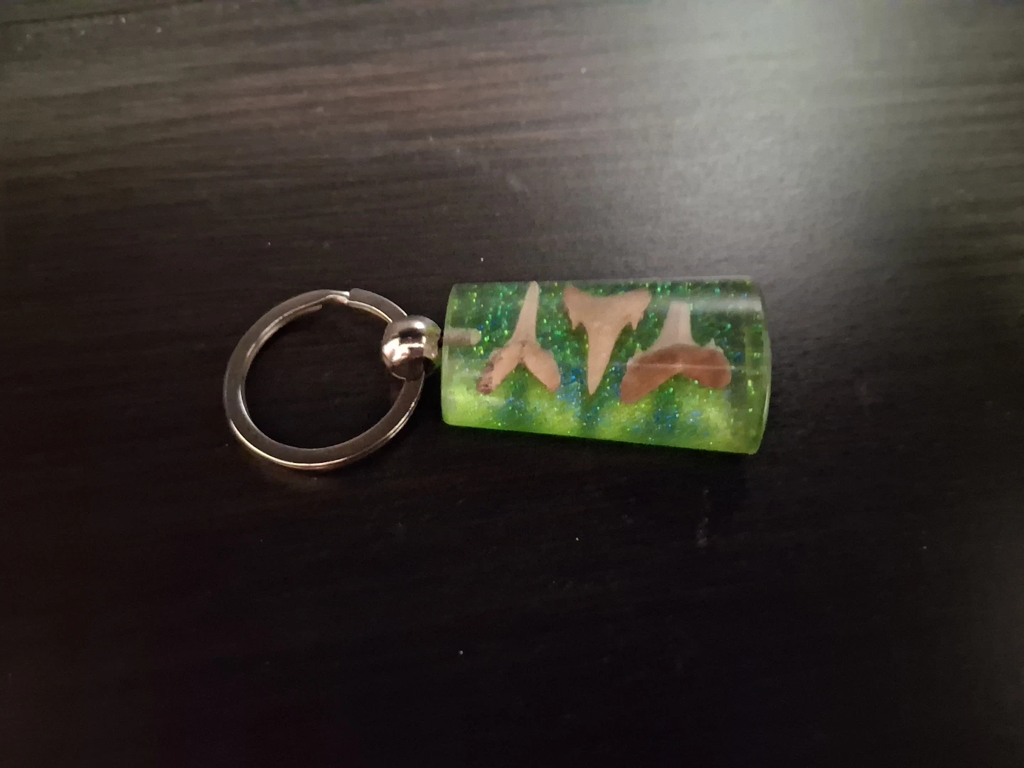 Keychain with Shark Teeth