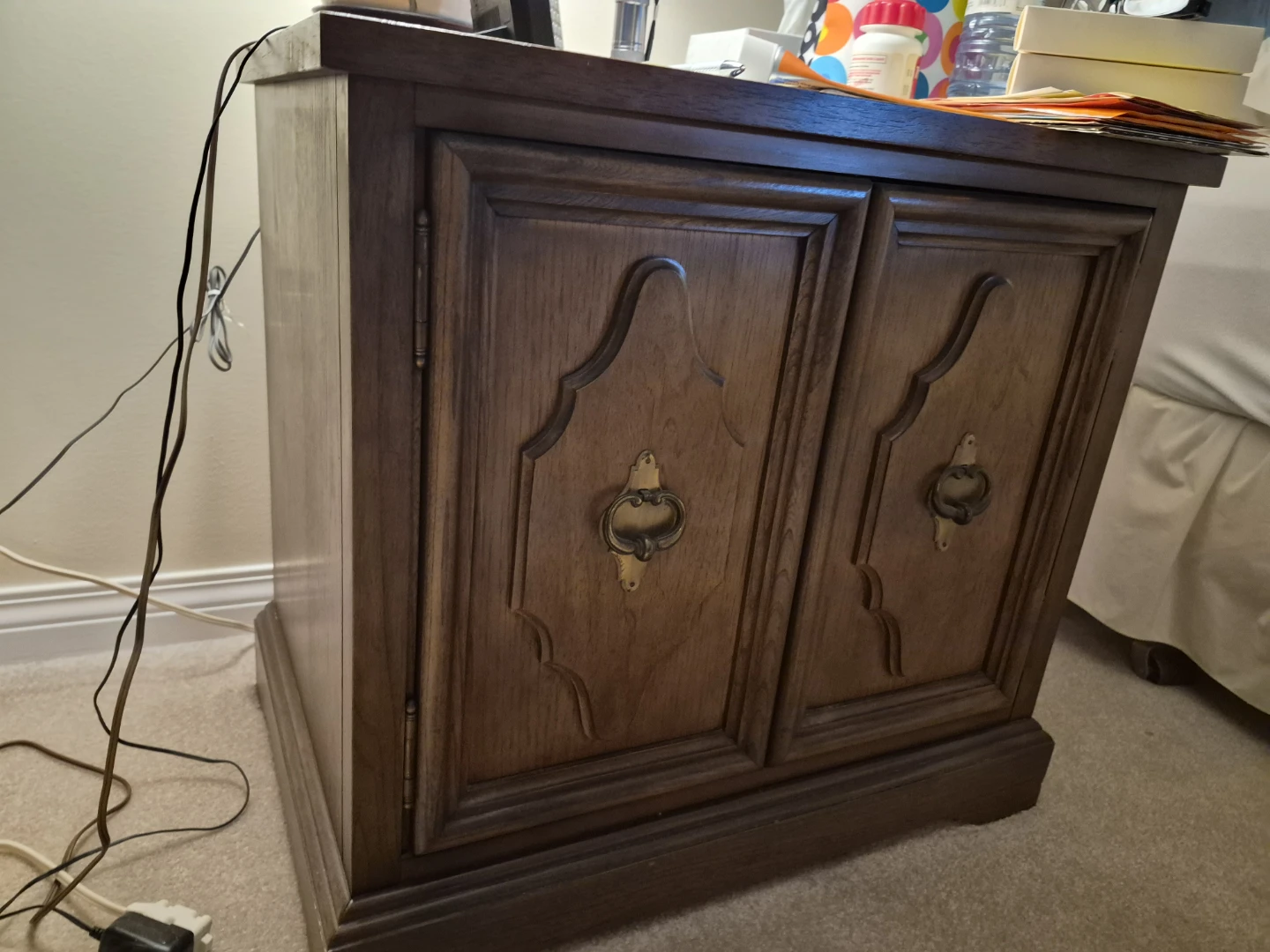 Solid Wood Dresser with Cabinets - photo 3