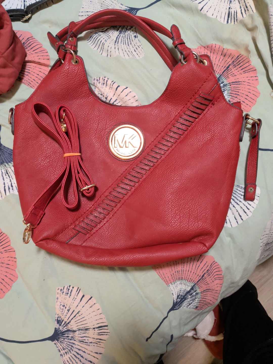 Michael Kors Red Hobo Bag