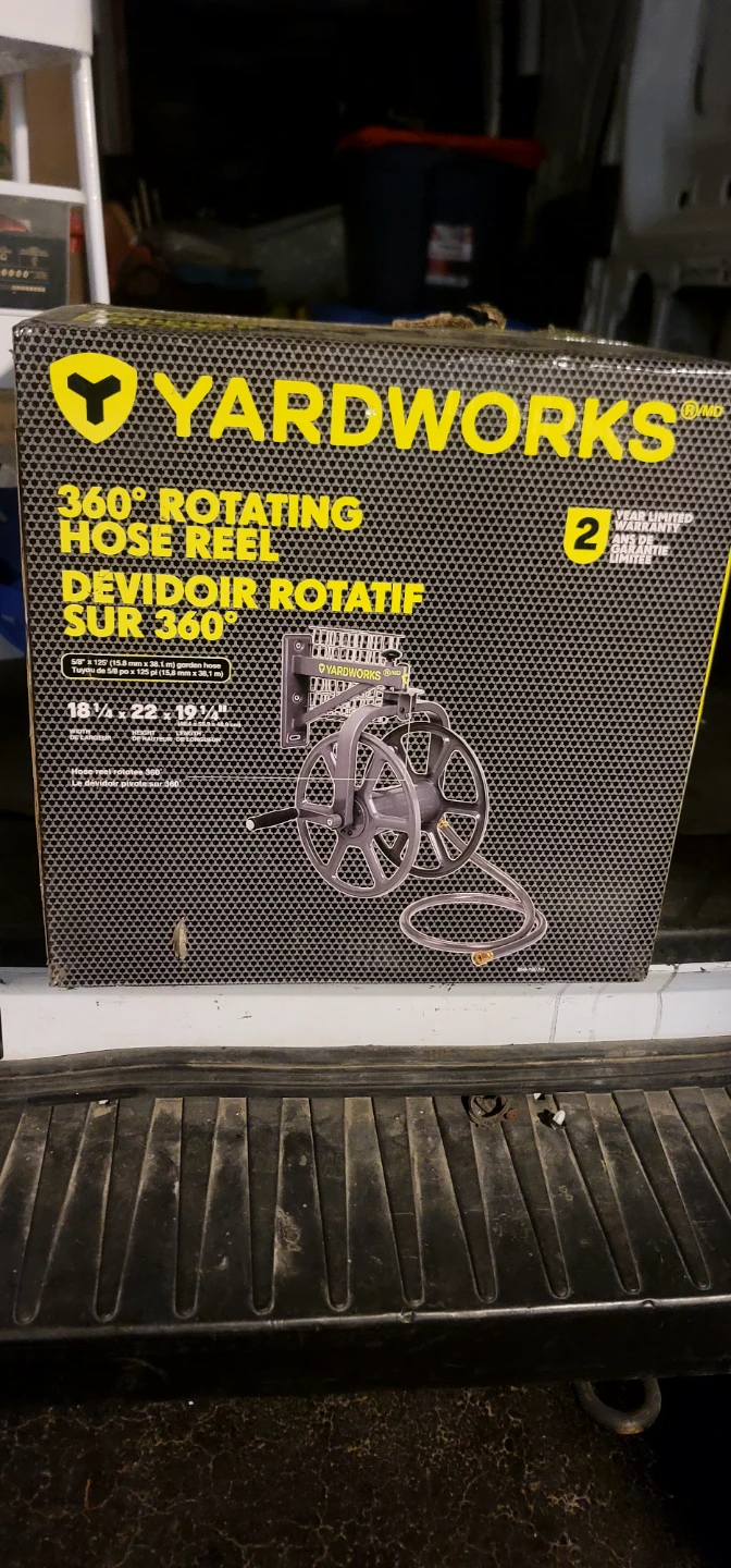 Yardworks 360° Rotating Hose Reel - photo 2