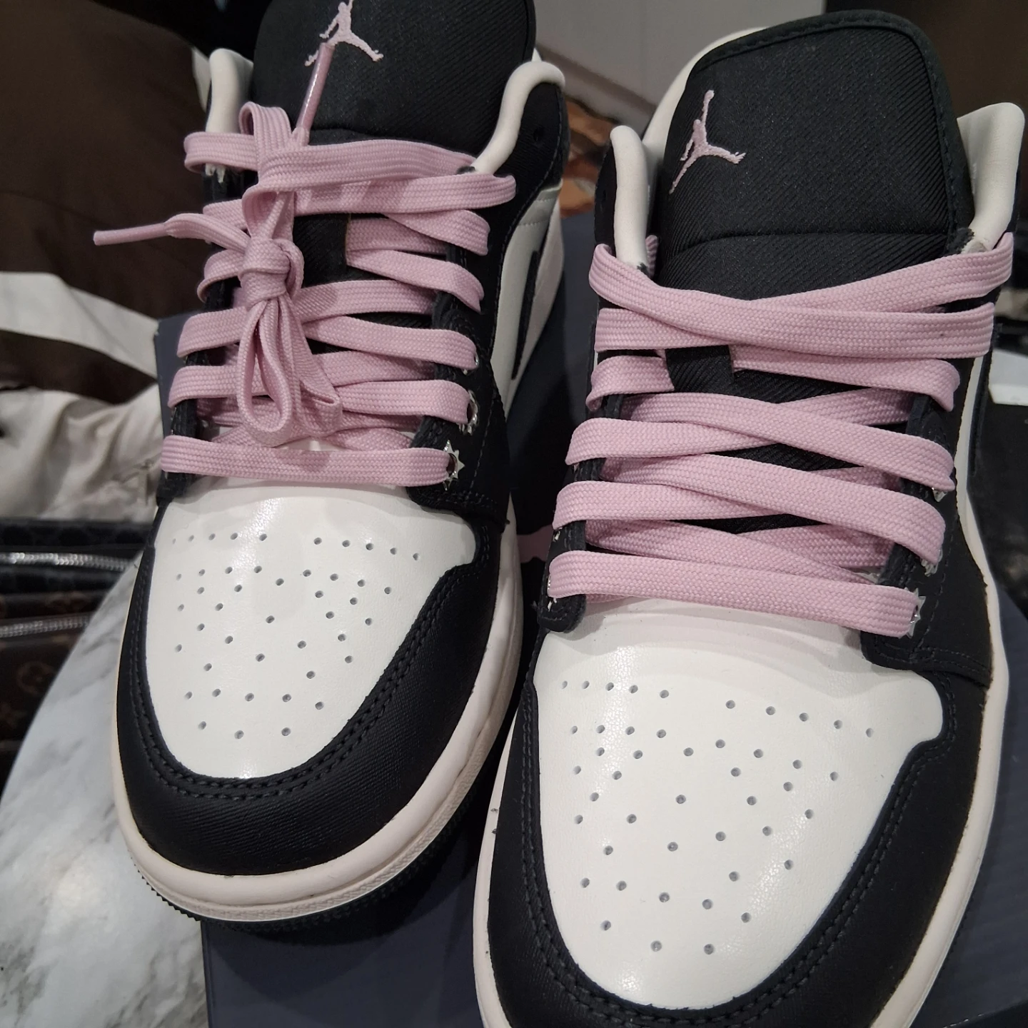 Air Jordan 1 Low SE Anthracite/Carmine-Sail Women's Size 10