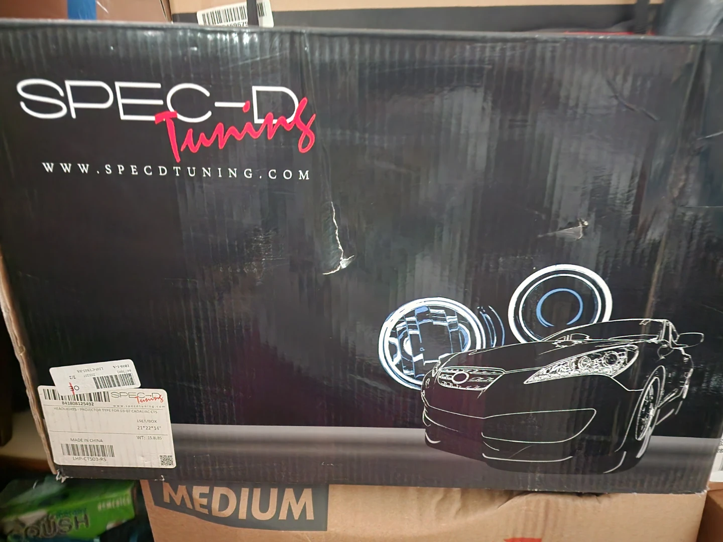 Spec-D Projector Headlights for 03-07 Cadillac CTS - photo 4