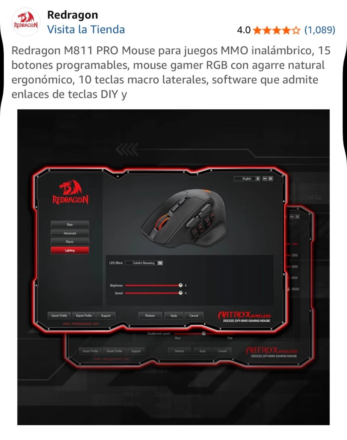 Redragon M811 PRO Wireless Gaming Mouse - photo 5