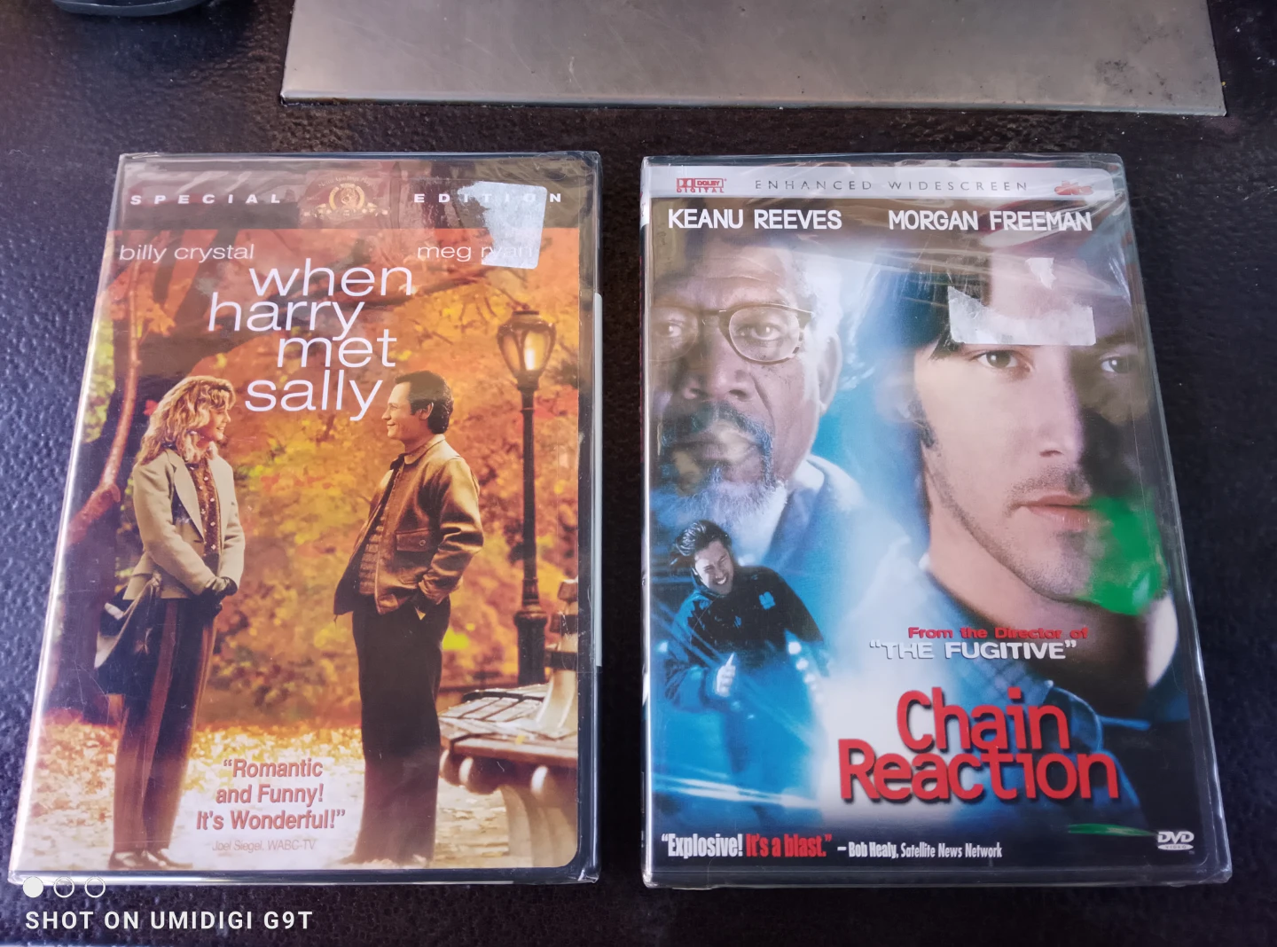 When Harry Met Sally & Chain Reaction DVDs