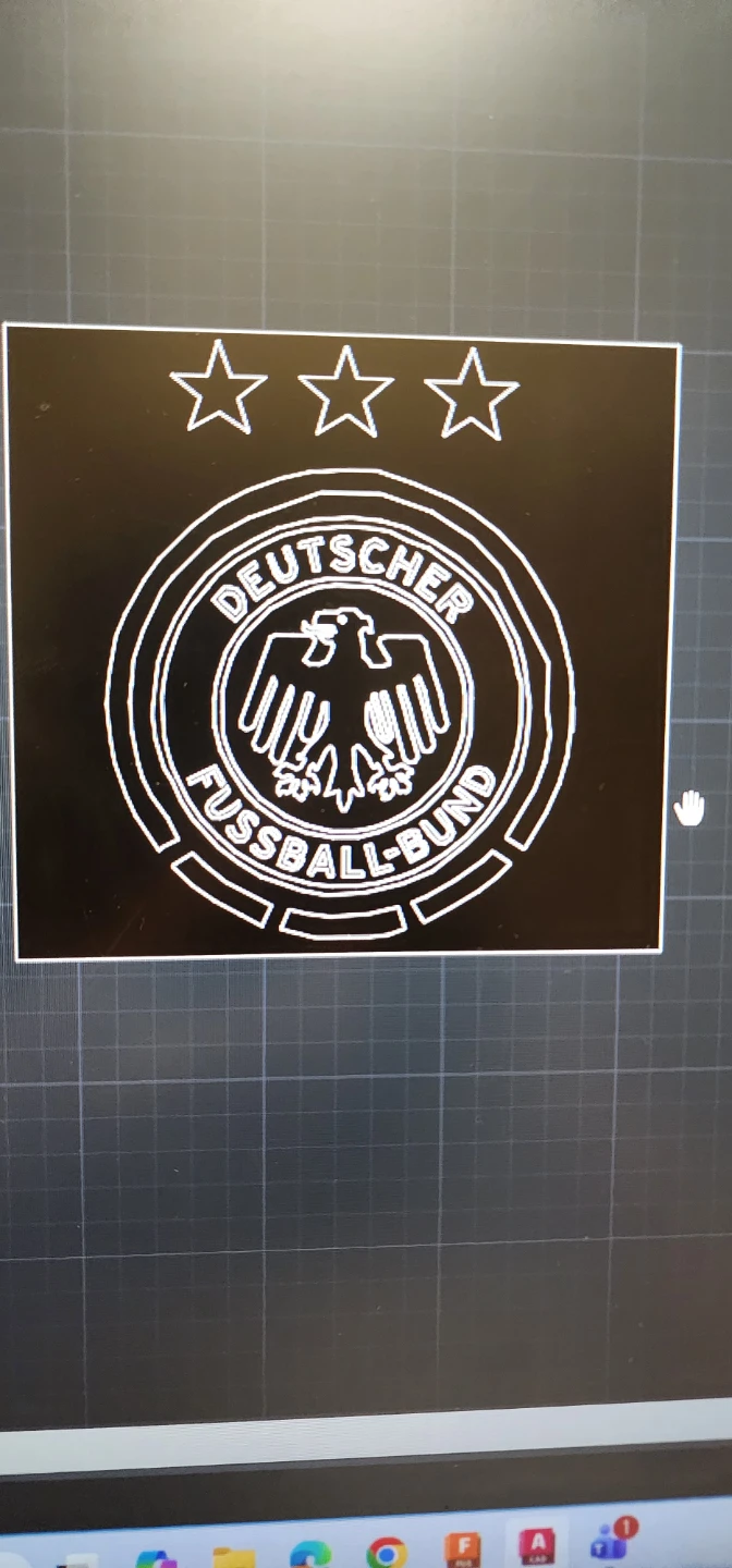 Deutscher Fußball-Bund Logo Patch design ⚽️