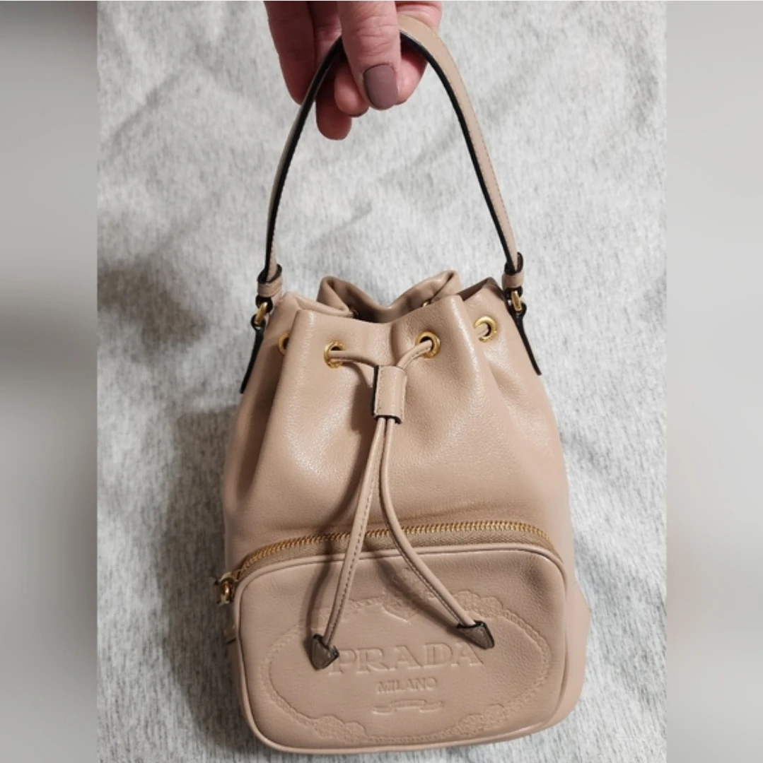 Authentic Prada Bucket Crossbody Bag - photo 2