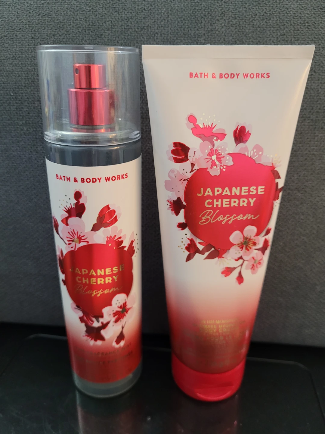 Bath & Body Works Japanese Cherry Blossom Body Cream & Mist Set