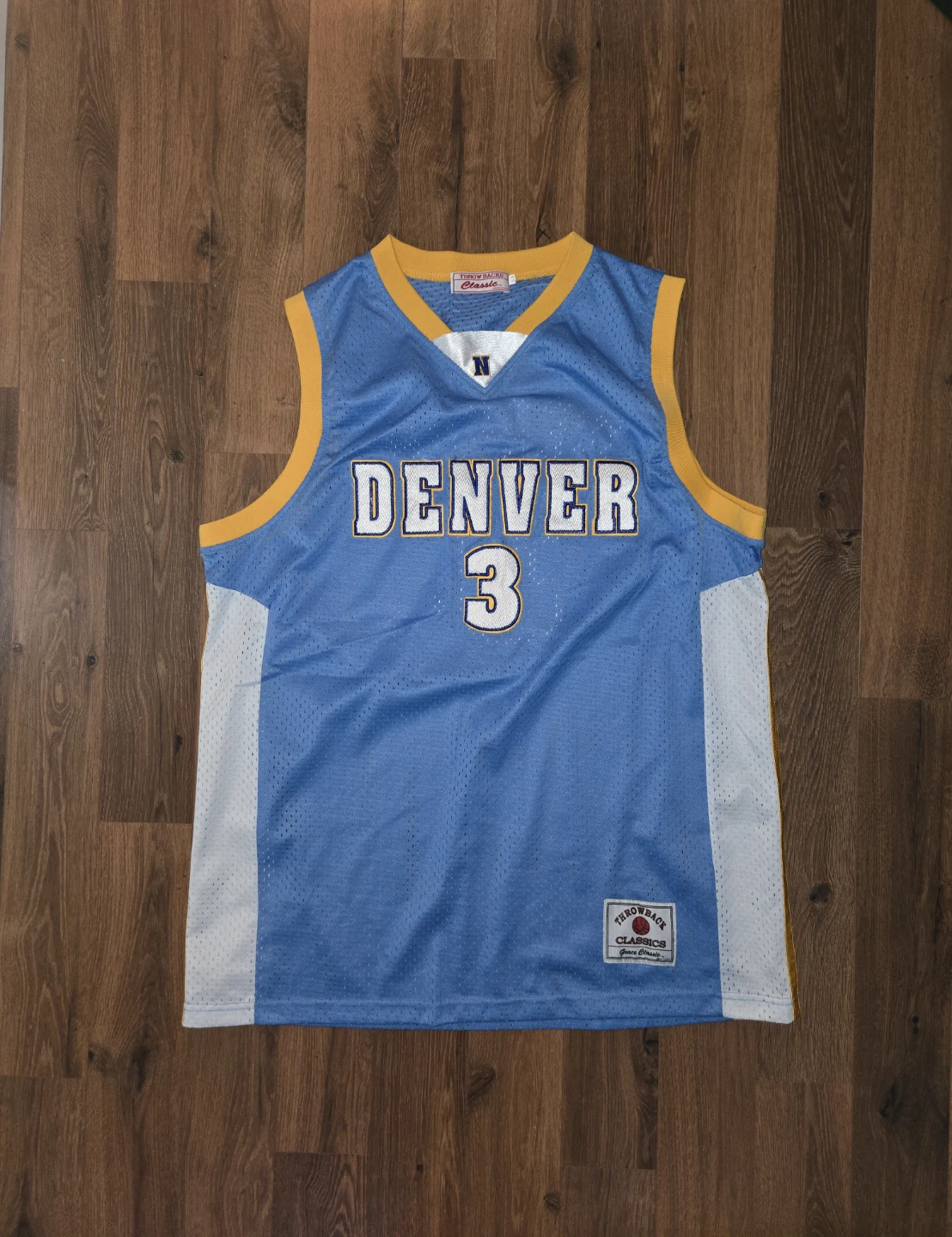 Basketball Jersey-Denver Nuggets "Iverson" #3