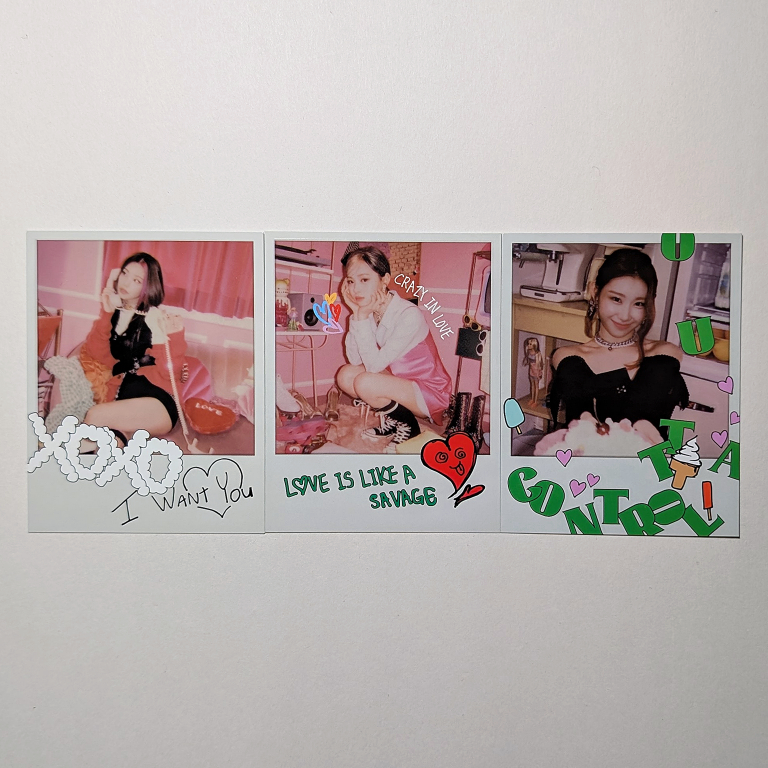 ITZY - Crazy in Love Polaroids