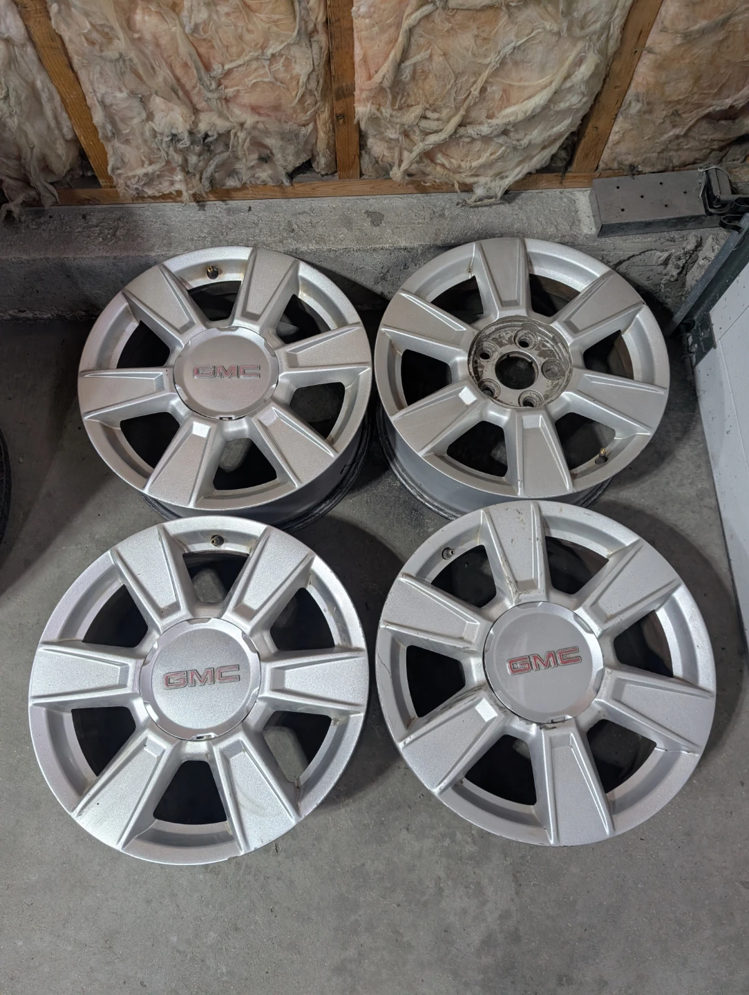 (4)-17 Inch Alloy Rims Off 2012 GMC Terrain 5x120