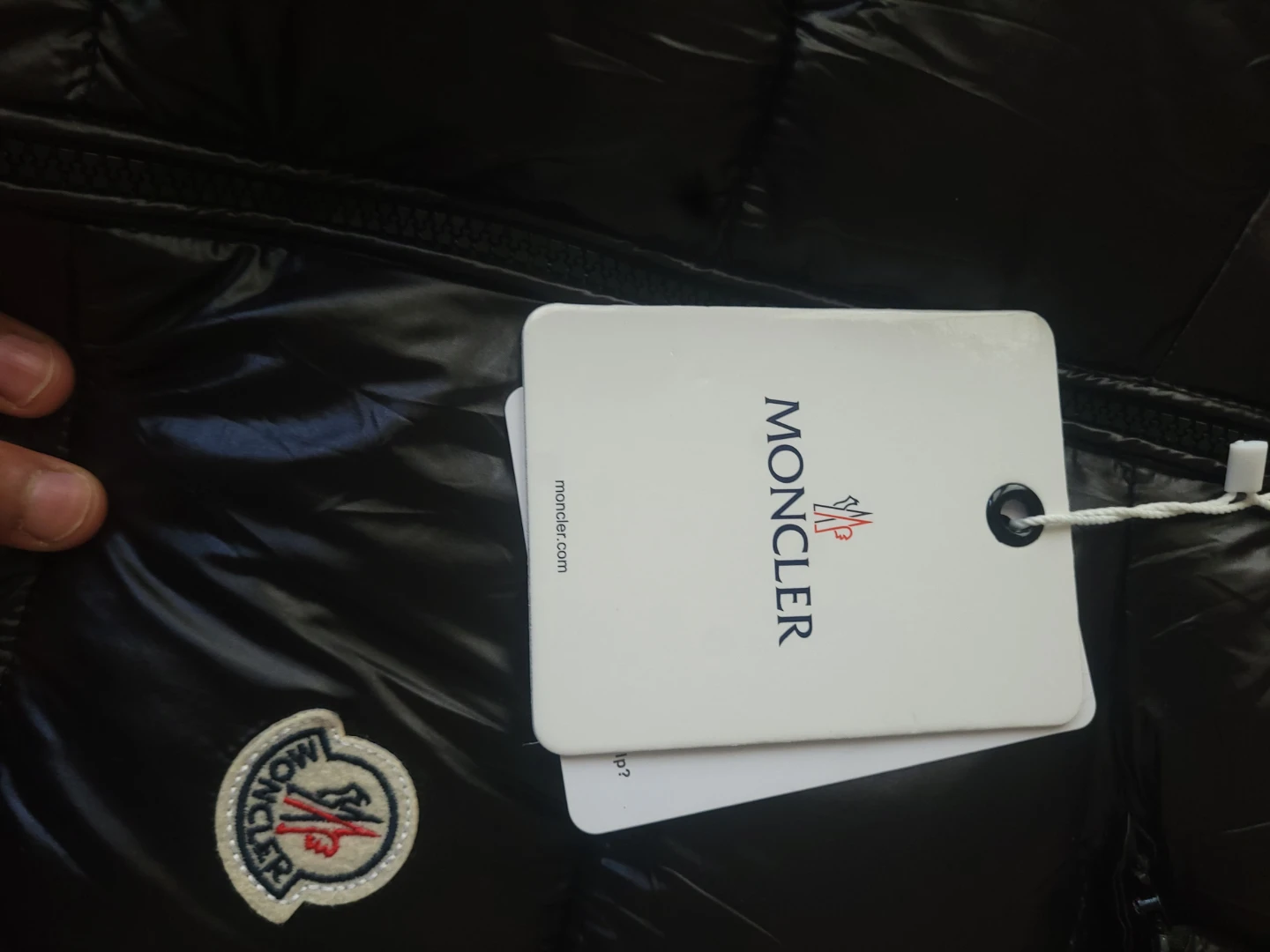 Moncler Black Down Vest Size XL - photo 3
