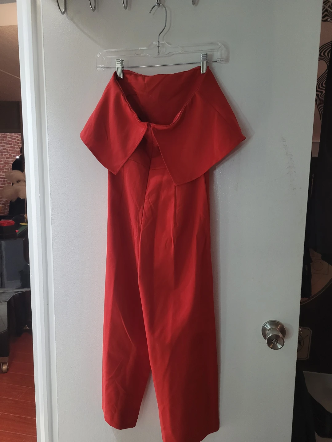 Michael kors red Strapless Wide Leg Jumpsuit - photo 2