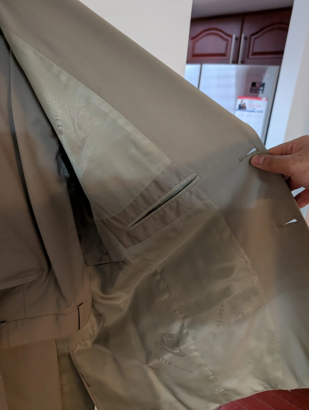 Handmade Custom Men's Suit - Tan - photo 2