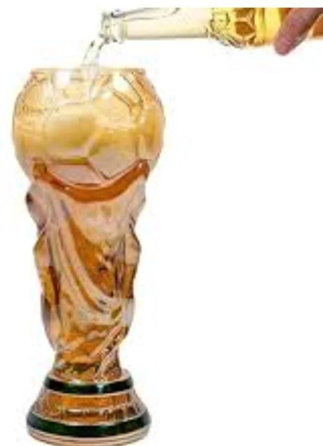World Cup Trophy Beer Glass Goblet - Borosilicate Glass - photo 3