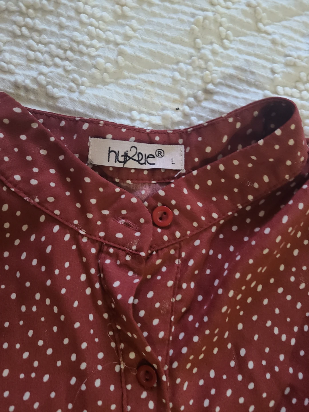 Hui2ele Polka Dot Maxi Dress - Size L - photo 3