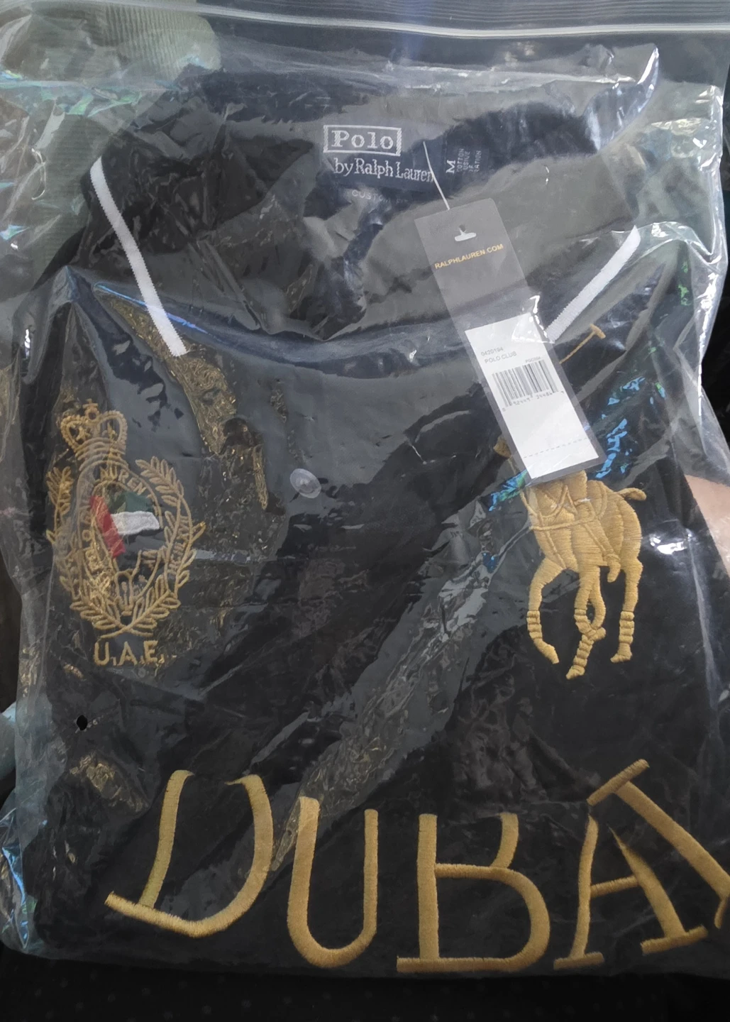 Polo Ralph Lauren Men's Black Dubai Polo Shirt Size M