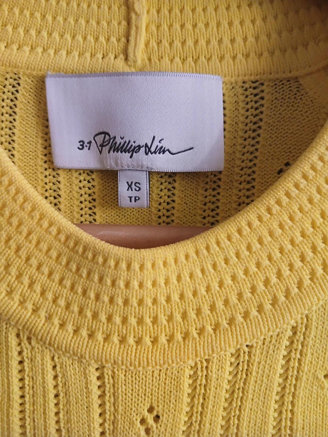 3.1 Phillip Lim Yellow Knit Top - XS - photo 2