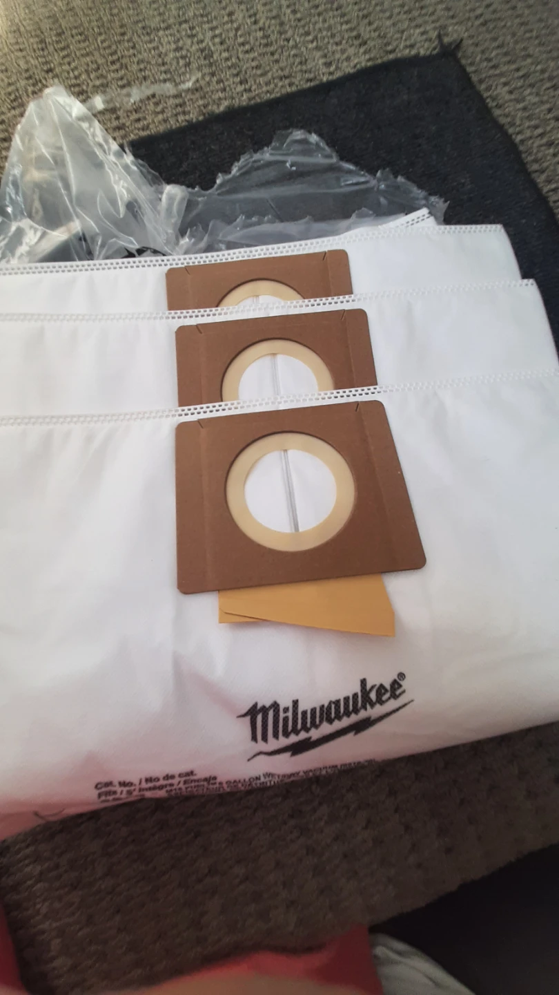 New Milwaukee Vacuum Bags
