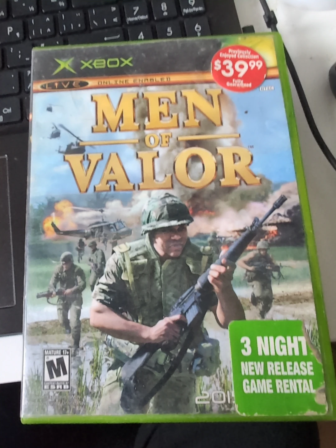 Xbox Men of Valor Video Game