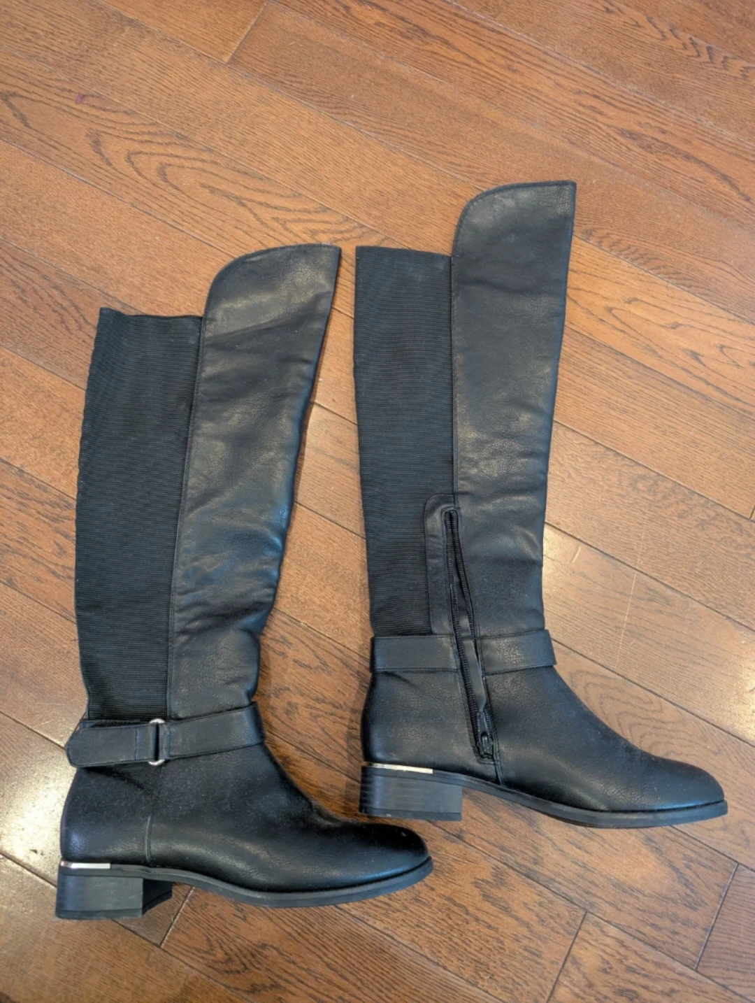 Call It Spring Black Tall Boots Size 7.5 - photo 2