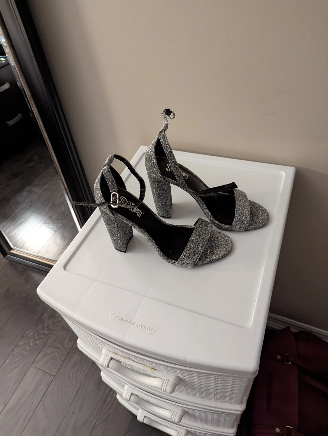 Glitter High Heel Sandals - photo 2