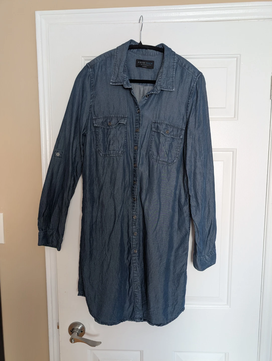 Denim Shirt Dress - photo 2