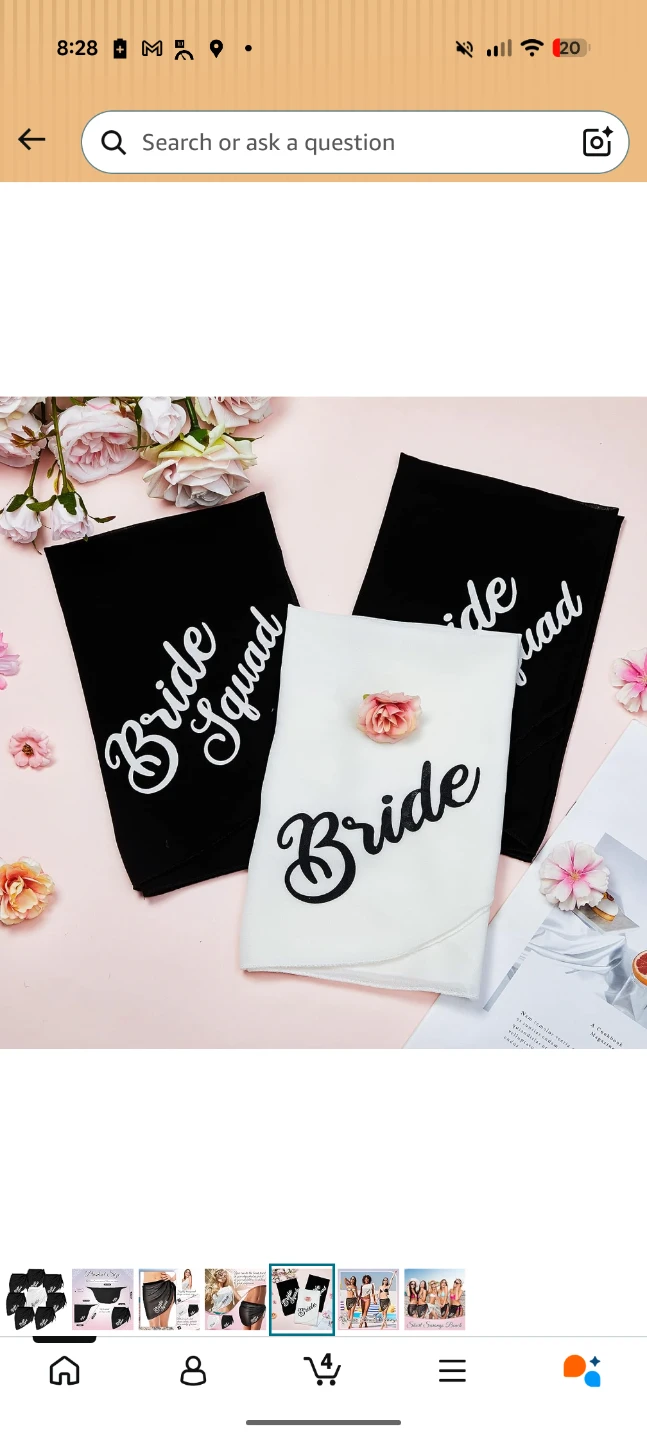 8-Piece Bride Squad Sarong Set - photo 2