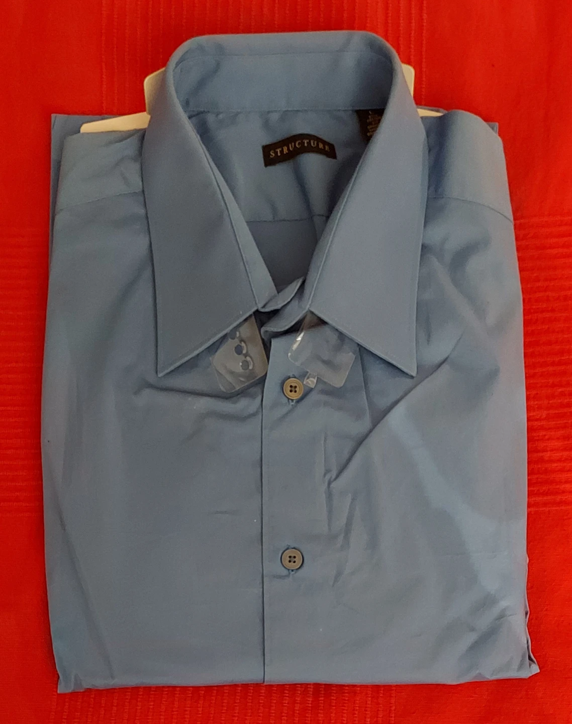 NWOT 🆕 Structure Men's Blue Dress Shirt - Size L