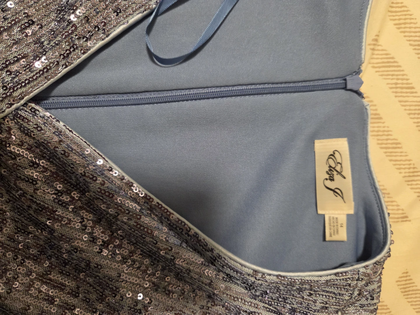 5 luxury dress Eliza J Sequin Embellished Dress/all - photo 2