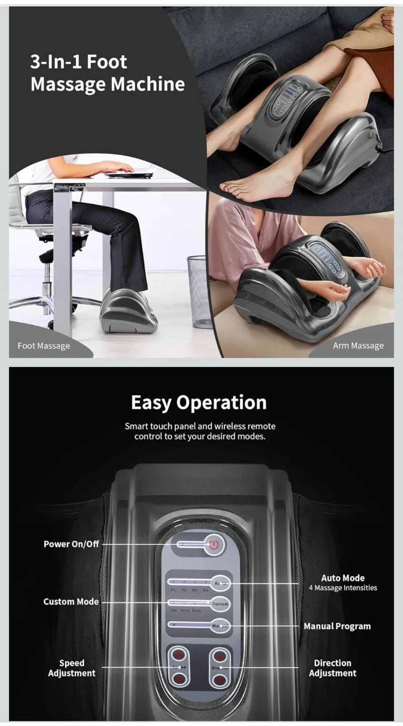 3-In-1 Foot and Leg Massage Machine - photo 4