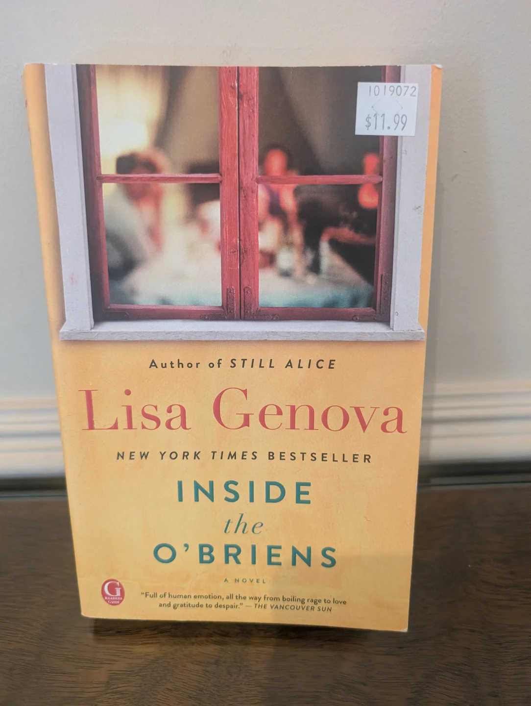 Inside the O'Briens by Lisa Genova Novel
