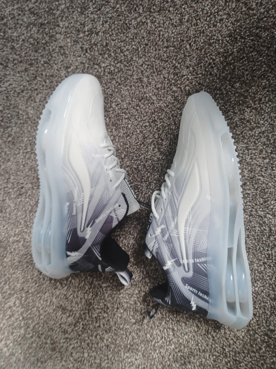 White and Black Athletic Shoes - photo 2