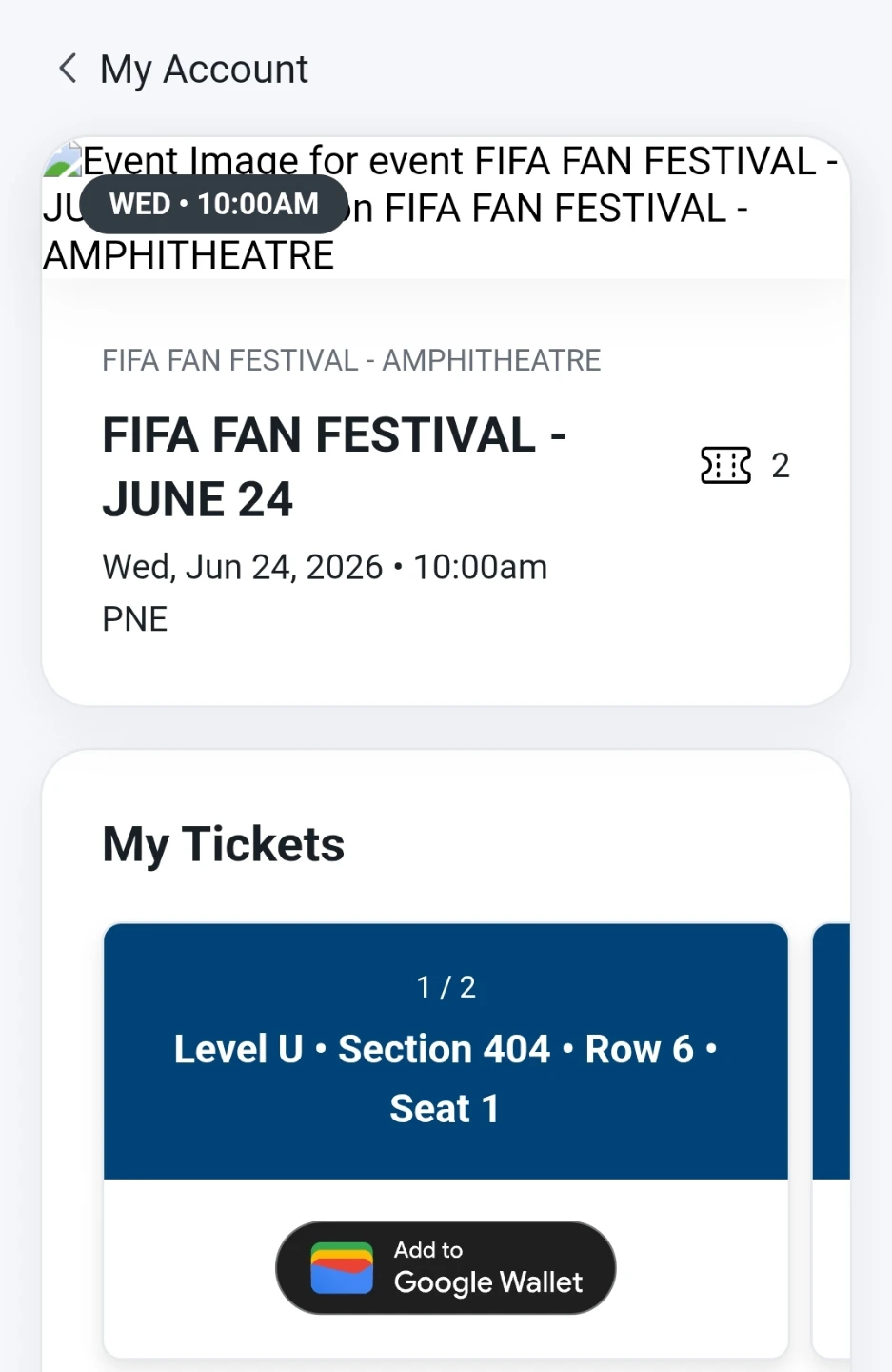 Two AMPHITHEATRE FIFA FAN FESTIVAL - JUNE 24 (Canada Vs Swiss) - photo 2