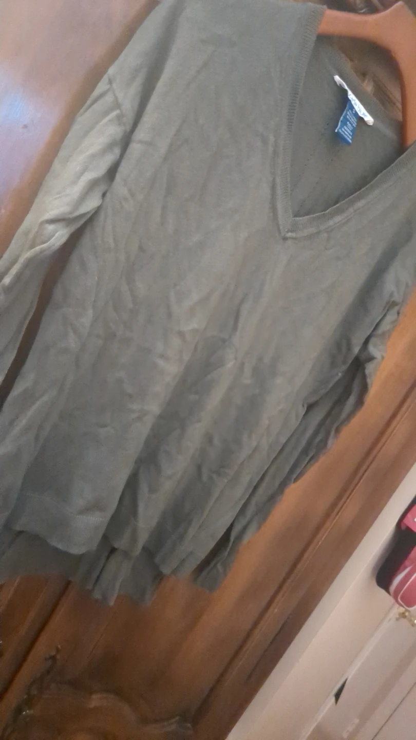 Cascade Blue V-Neck Sweater - Size S - photo 3