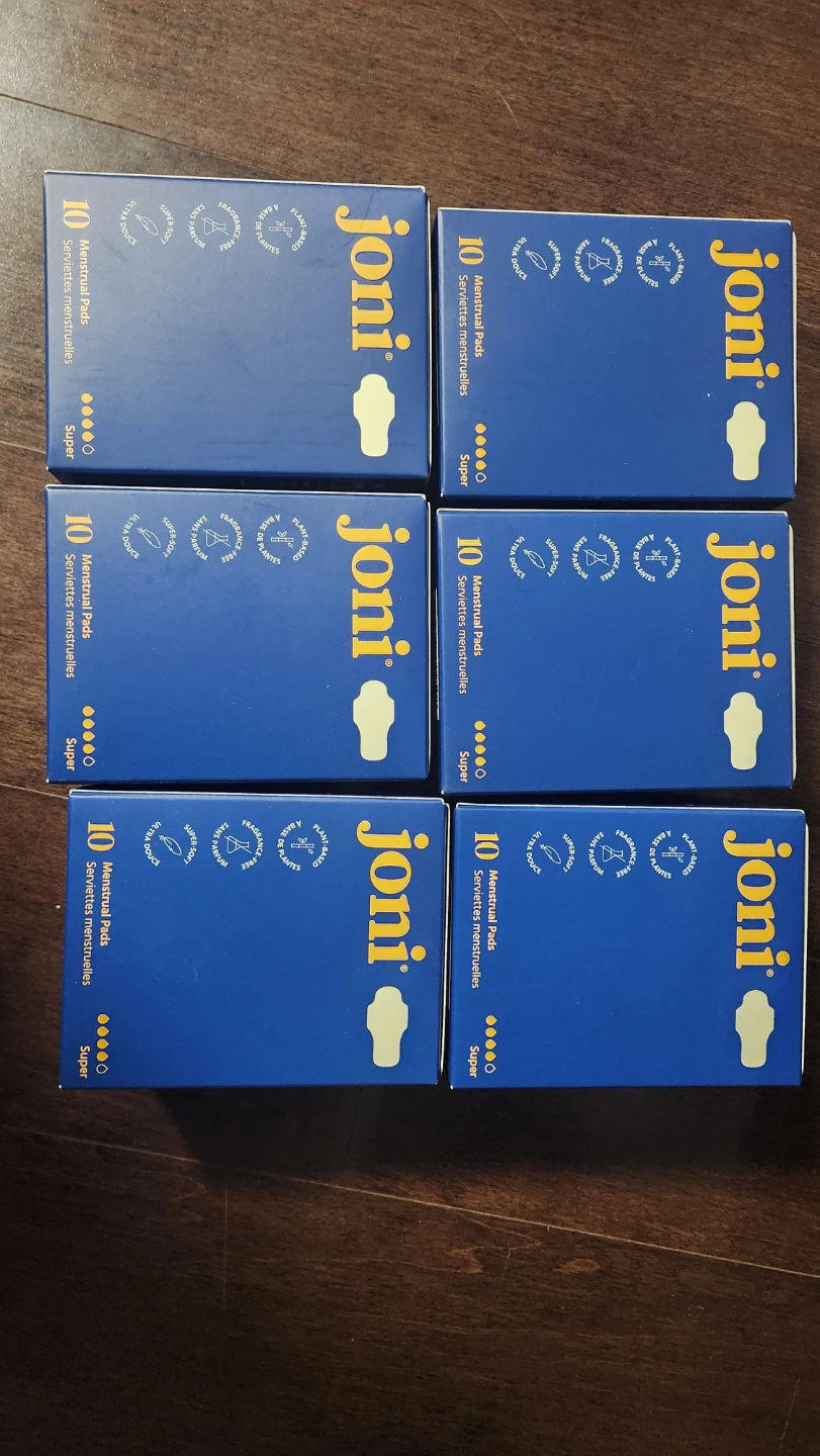 Joni Super Menstrual Pads - 6 Boxes